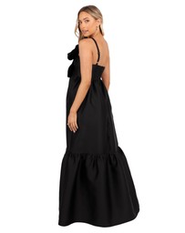 Petal & Pup - Betina Bow Front Maxi Dress - Black