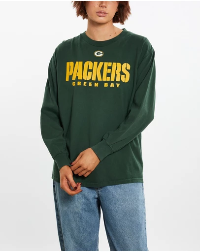 Vintage by The Real Deal - Pre Loved - Vintage NFL Green Bay Packers Long Sleeve Tee