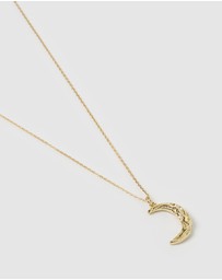 Izoa - Textured Crescent Moon