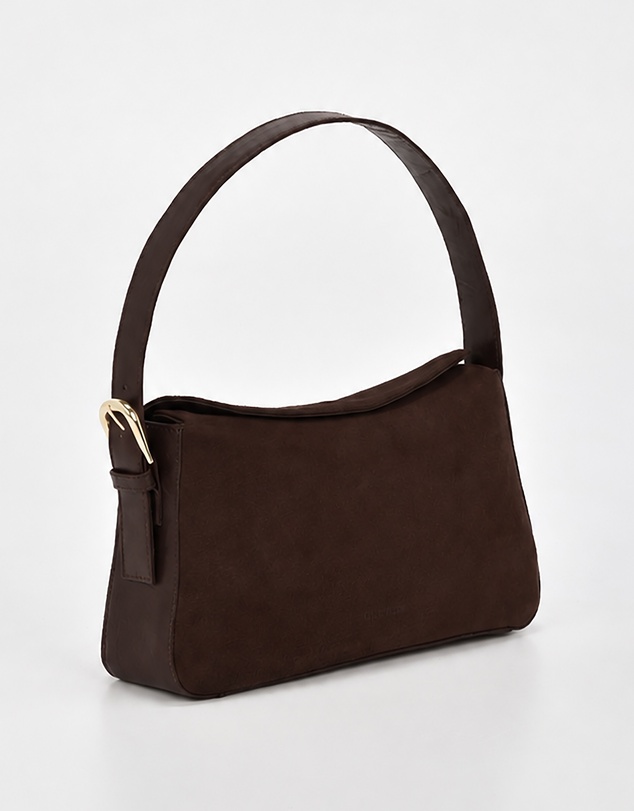 Cobb & Co - Portsea Suede Leather Shoulder Bag