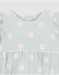 Bebe by Minihaha - Tess Embroidered Daisy Bodysuit - Babies