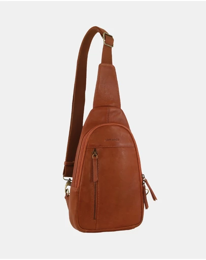 Pierre Cardin - Pierre Cardin Men's Leather Sling Bag