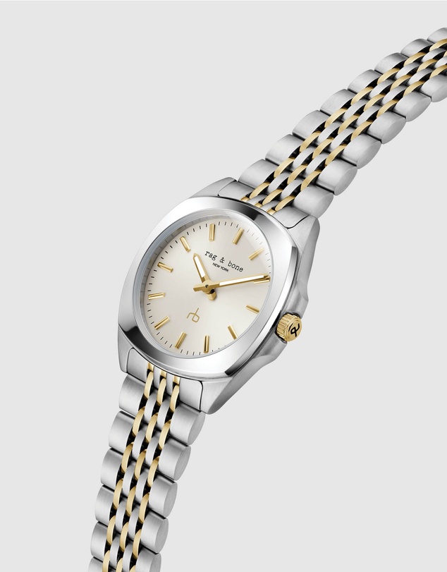 rag & bone - Rag & Bone Bleeker Two-Tone Analogue Watch