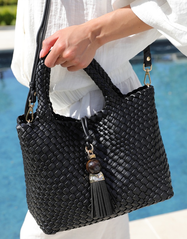 Luella Grey - Suky Medium Woven Crossbody