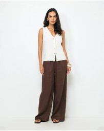 AERE - Lori Organic Cotton Knit Vest