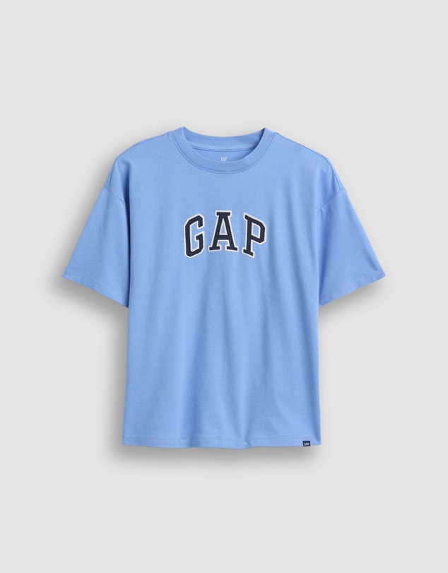 GAP - French Relaxed SS Logo T-Shirt - Teens