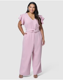 Pink Dusk by Curve Project - Caught Out Jumpsuit