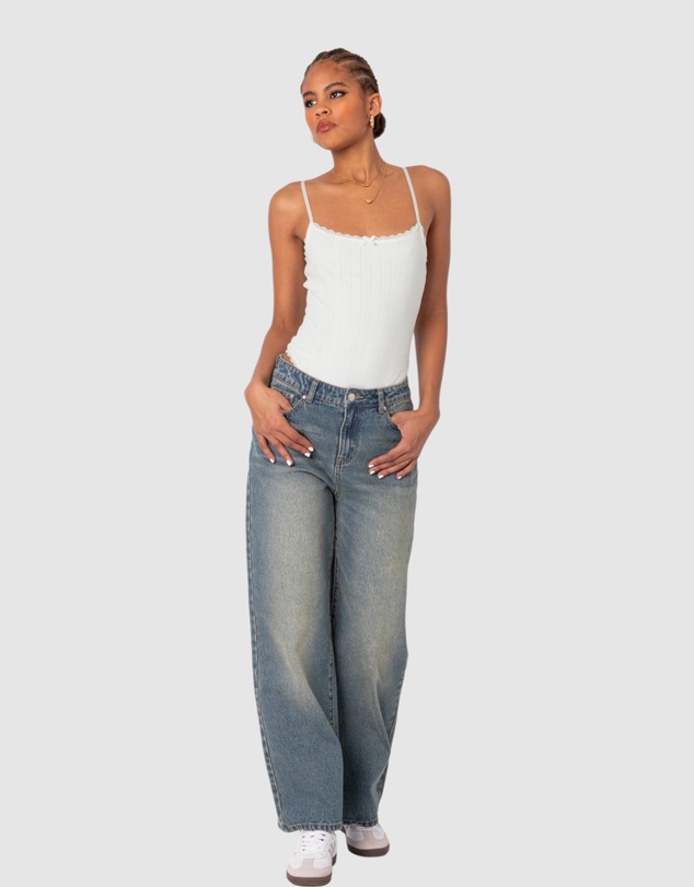 EDIKTED - Krysten Lacey Pointelle Bodysuit