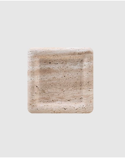 Black Blaze - Halo Square Marble Tray