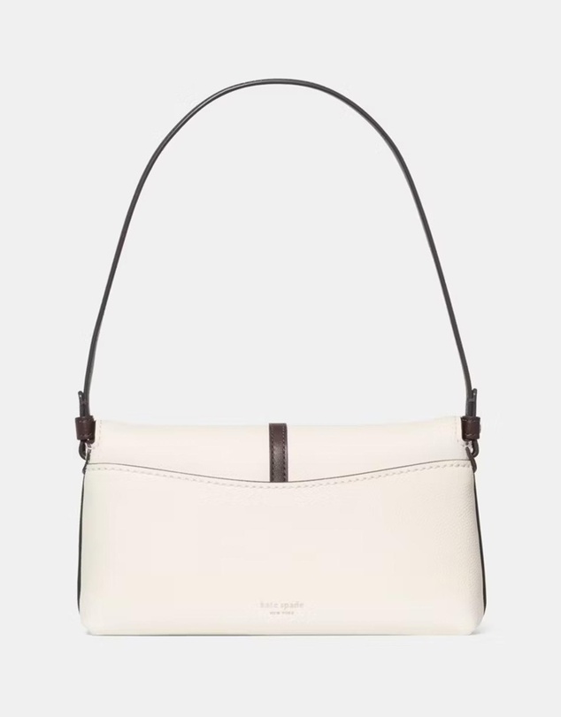 Kate Spade - Loop Colorblocked Pebbled Leather Small Flap Shoulder Bag