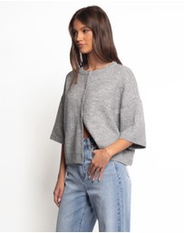 Petal & Pup - Lilith Knit Top - Grey