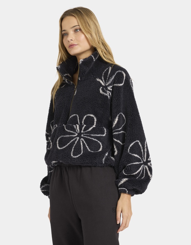 Billabong - Womens Good Life Half Zip Fleece Jumper