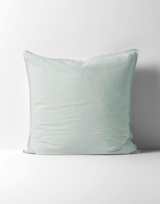 Aura Home - Evie Stonewash Organic Cotton European Pillowcase