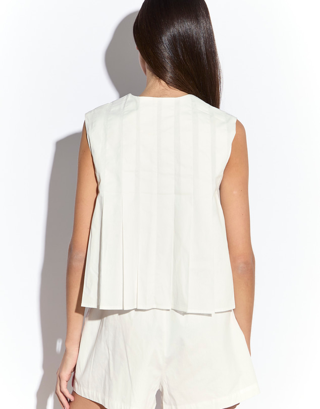 Glamorous - Pleated Tie Front Blouse