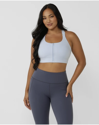 Lorna Jane - Easy Zip On Max Support Sports Bra