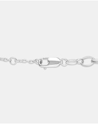 Michael Hill - Infinity Belcher Chain Bracelet in Sterling Silver