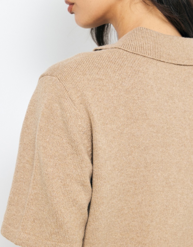 AERE - Aimee Relaxed Fit Knit Polo