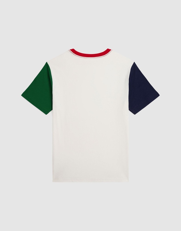 Polo Ralph Lauren - Logo Color-Blocked Cotton Tee - ICONIC EXCLUSIVE - Teens