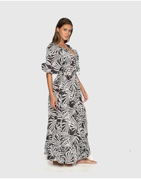 Nip Tuck Swim - Black Butia Morning Bay Dress