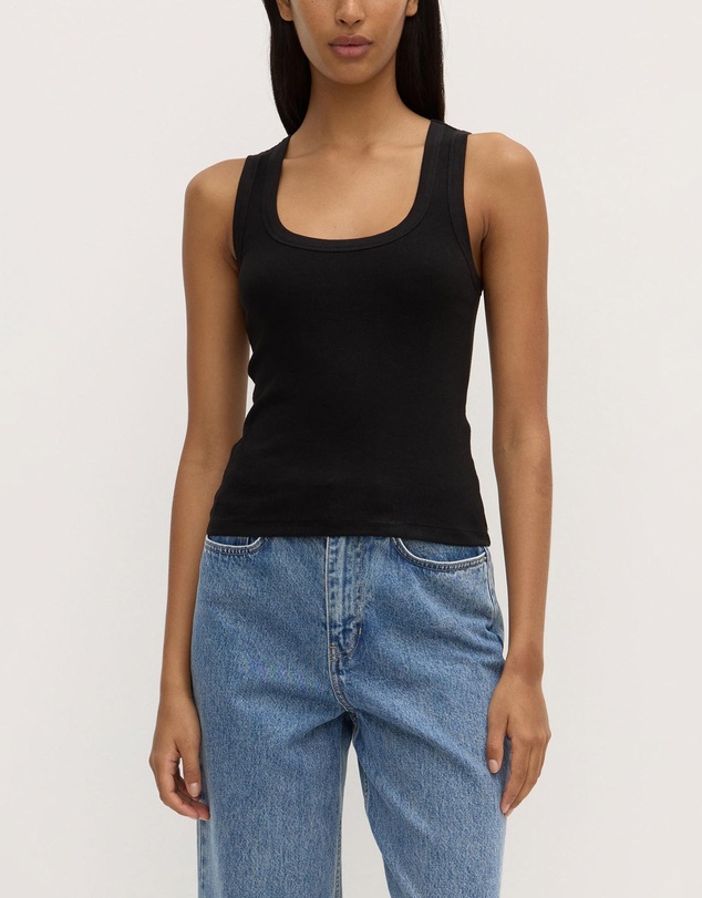 Assembly Label - Robyn Scoop Neck Rib Tank