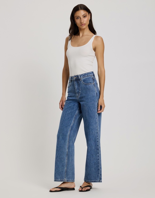 Atmos&Here - Mabel High Rise Wide Leg Jeans