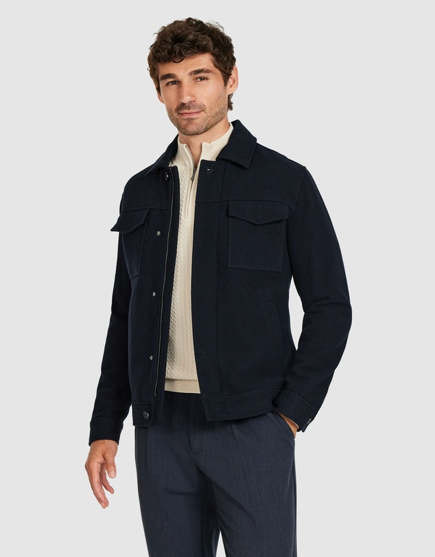 Tarocash - Lleyton Wool Zip Jacket