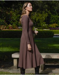 Bamboo Body - Ribbed Olivia Dress