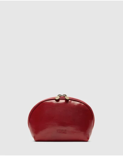 Republic of Florence - Porter Red Leather Pouch