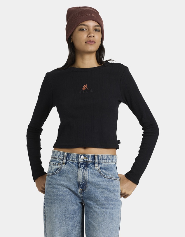 RVCA - Womens Bailey Long Sleeve T-Shirt