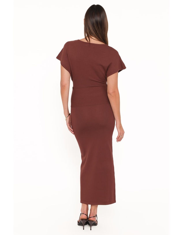 Petal & Pup - Carlina Midi Dress - Brown