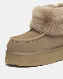EVERAU - EverAU Ugg Loofee Cow Suede Upper UGG Boots