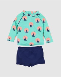 Minihaha - LS Rashie Trunks Set - Babies-Kids