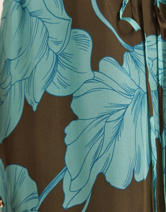SABA - Verdisa Silk Tunic Dress
