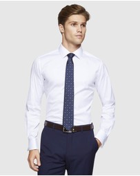 Oxford - White French Cuff Travel Shirt