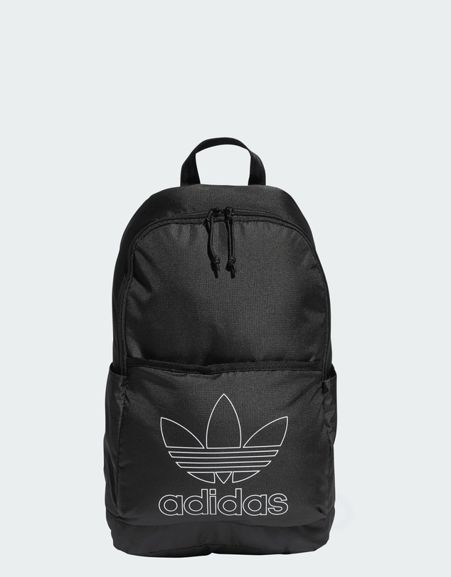 adidas backpack au Linear  SportsPower Australia a zipped front pocket for quick access Adidas Drawstring Backpack | Black