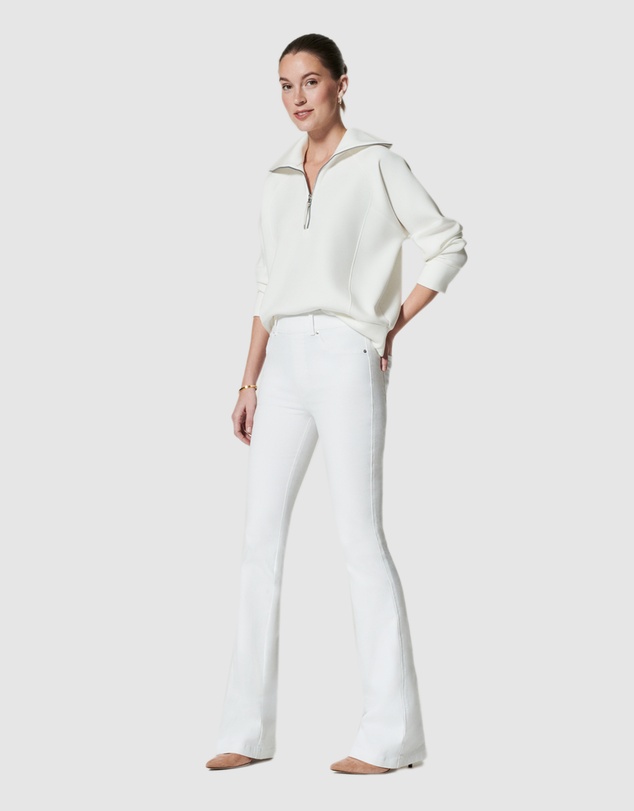 Spanx - Denim Flare Jeans - White