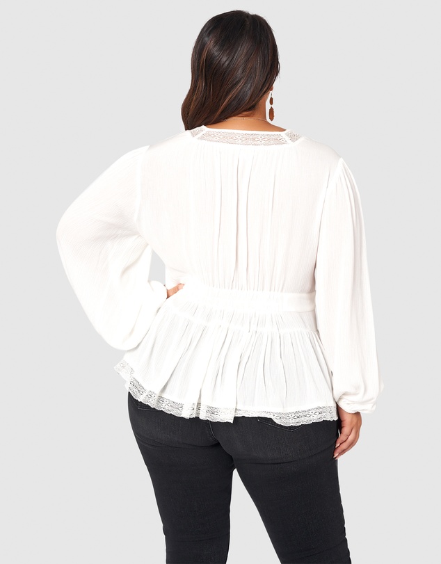 The Poetic Gypsy - Astral Passenger Lace Blouse