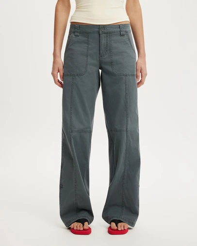 Cotton On - Lexi Low Rise Utility Pant