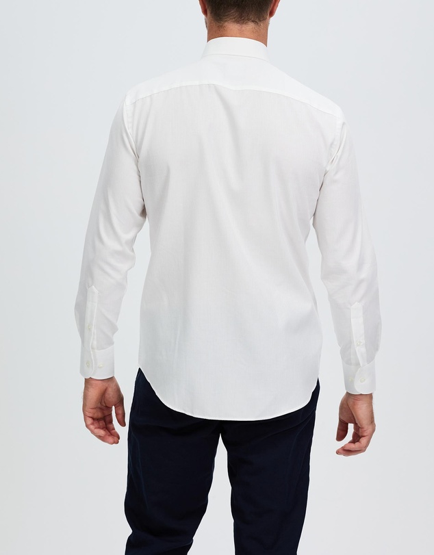 Van Heusen - Euro Tailored Fit Shirt Self Stripe