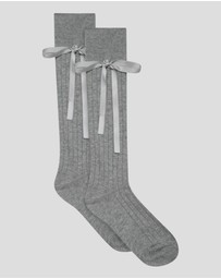 High Heel Jungle - Prima Cotton With Satin Ribbon Socks