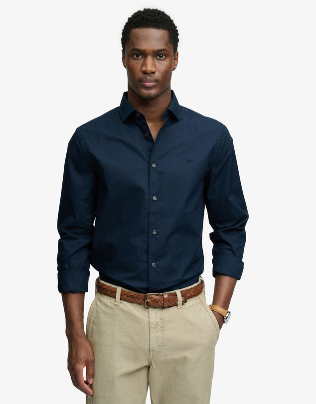 Superdry - Cut Away Poplin Long Sleeve Shirt