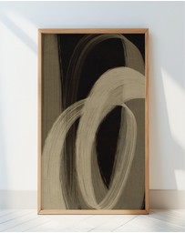 Olive et Oriel - Wildstrokes No3 by Treechild Art Print