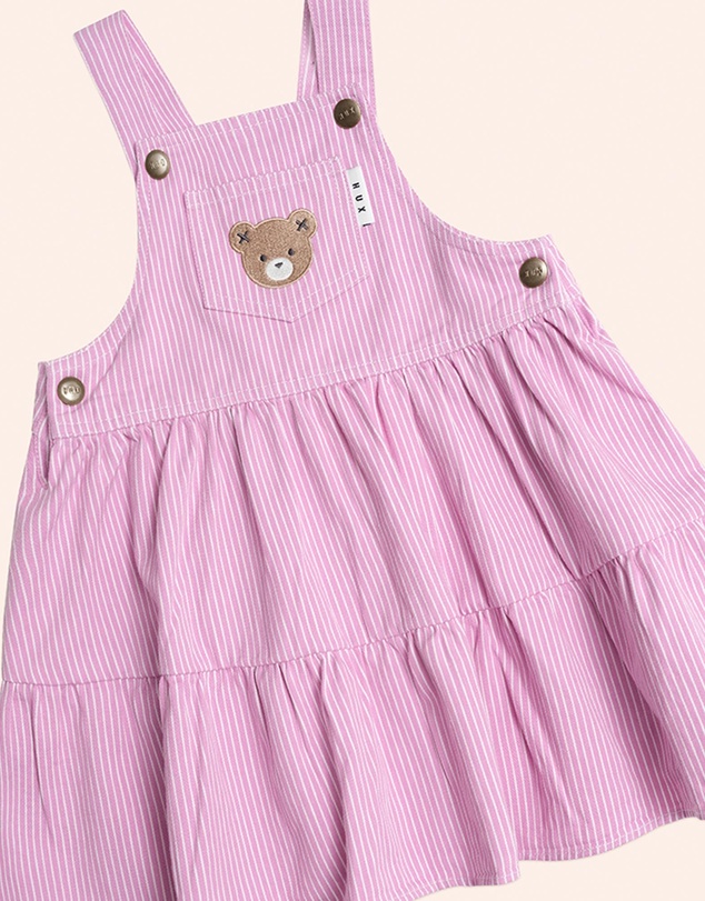Huxbaby - Candy Stripe Pinafore Dress - Babies-Kids