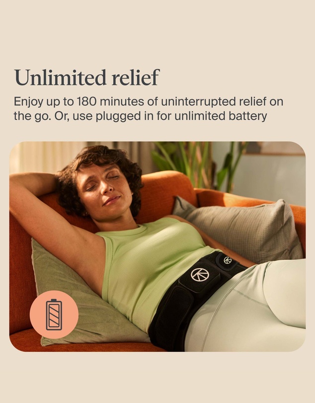 Therabody - ThermBack LED - Back Pain Relief Wrap
