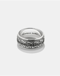 THOMAS SABO - THOMAS SABO Wide Band Ring with Zirconia