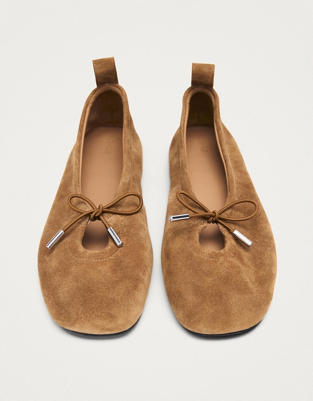 Alohas - Rosalind Leather Ballet Flats - Women's