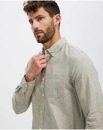 Staple Superior - Hamilton Linen Blend LS Shirt