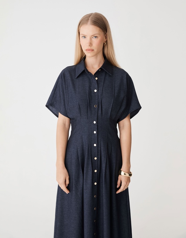 Forcast - Gilda Pleat Waist Dress