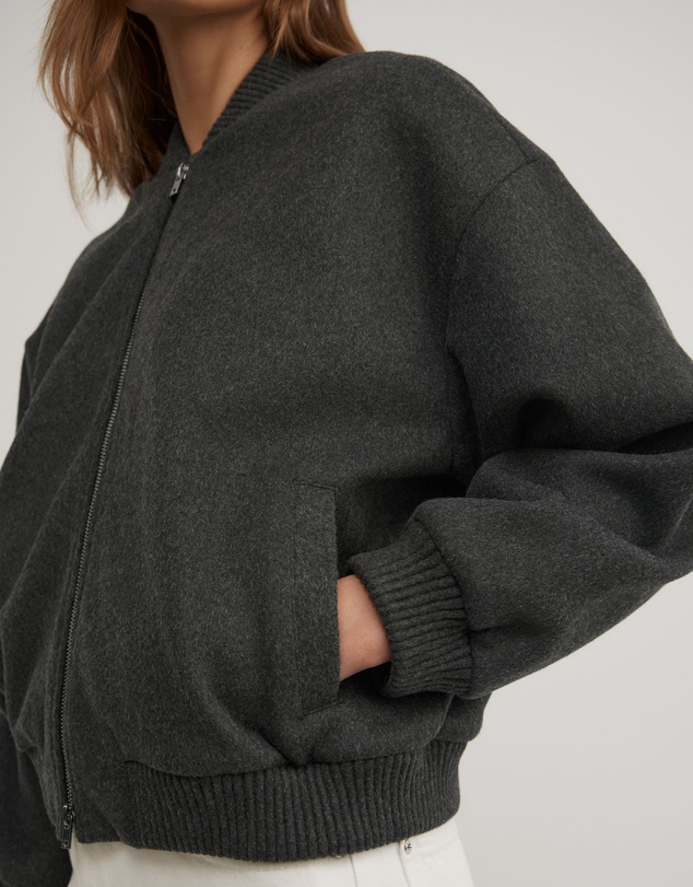 Witchery - Felted Zip Bomber Jacket