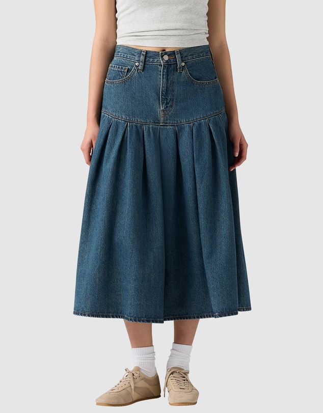 Levi's - Yoked Pleated Skirt